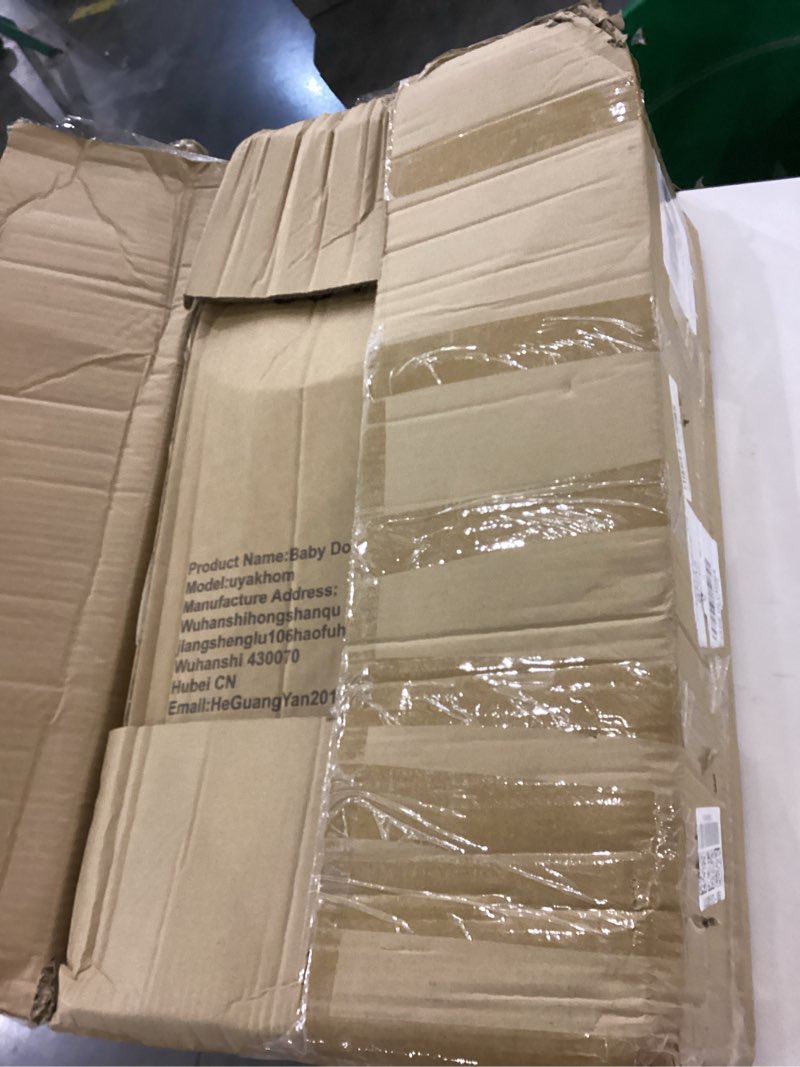 uyakhom 5 Pcs Baby Doll Stroller Set Doll Accessories Nursery Playset Set with Foldable Baby Doll St