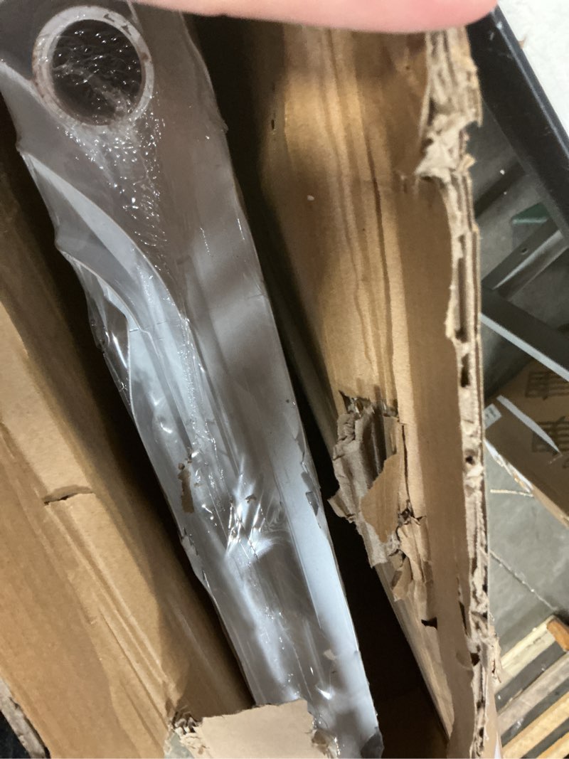 Condition photo showing As Is for Quiet Energy Saving Hot Water Radiator, 10-Panel Wall-Mounted Aluminum Radiator Heater for Kitchen, Bathroom and Bedroom Heater 10-Panel