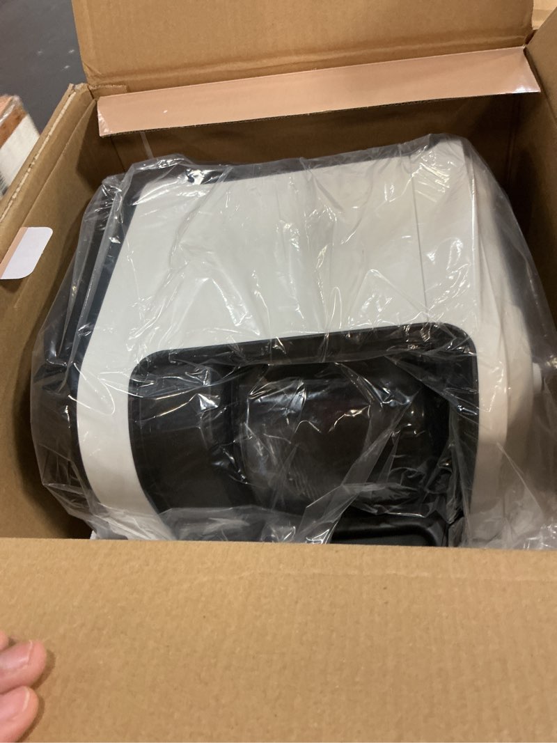 Condition photo showing Good Condition for Nutrichef 5.8 Quart Air Fryer | 8-1 Preset Cook Modes | Transparent Fry Bowl for Best Cooking Results | Cook Shrimp, Steak, Fries, Wings, Chicken & More | Precise Temperature Control & Time | White