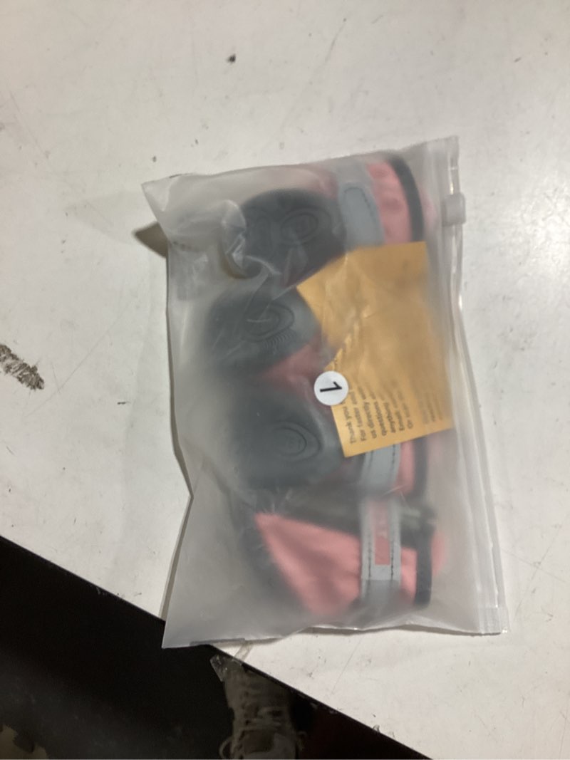 Condition photo showing Good Condition for qumy dog shoes for small dogs, puppy dog boots & paw protectors for winter snowy day, summer hot pavement, waterproof in rainy weather, ourdoor walking, indoor hardfloors skid-resistant sole pink 1 pink size 1: 1.29"x0.98"(l*w)