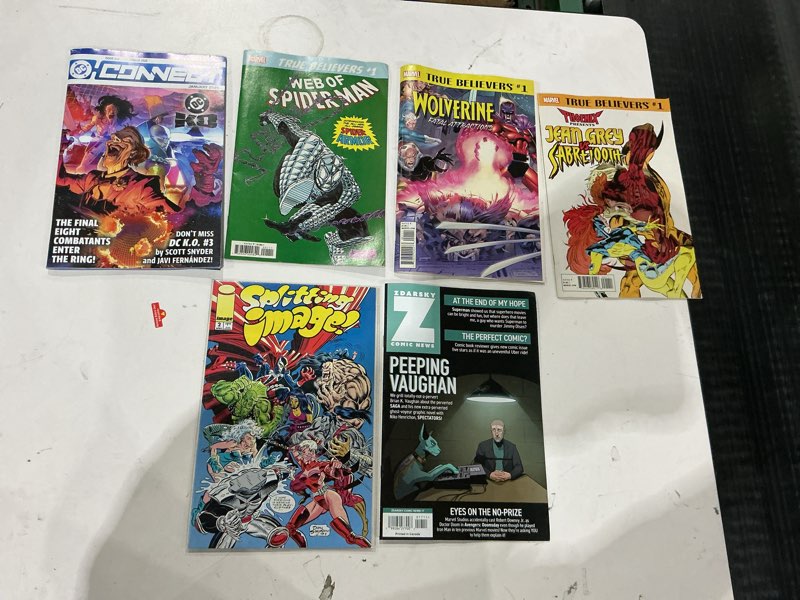 Condition photo showing As Is for 6 Pack random comics