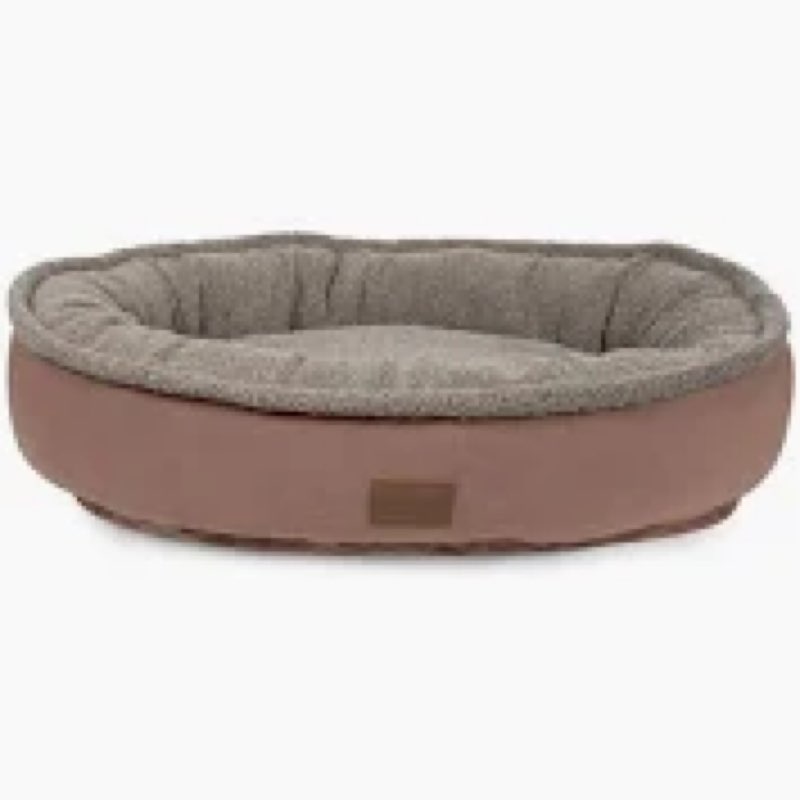 Brown dog bed