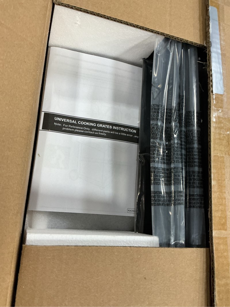 Condition photo showing New/Like New for 22.5" flavorizer bars & 17.5" grill grates for weber genesis silver b/c, genesis gold platinum b/c, weber spirit 300 with side knobs, spirit 700, grill parts for weber spirit 900, weber 7537 7525 porcelain cast iron 7638 7537