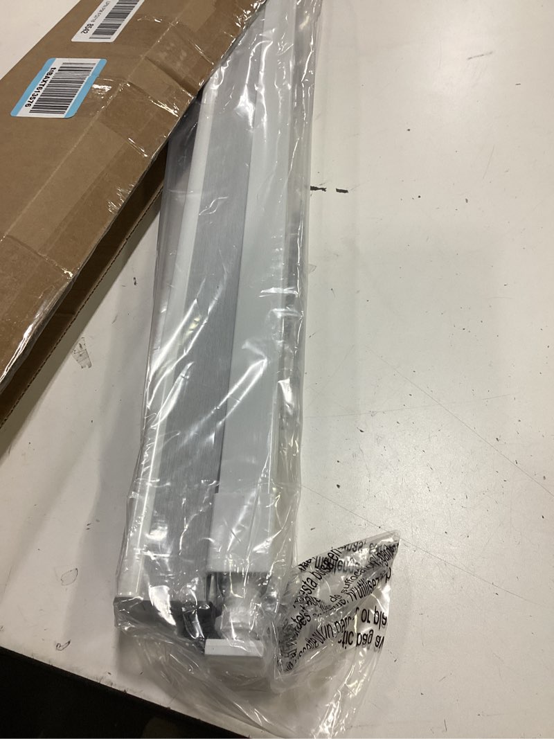 Condition photo showing Good Condition for lazblinds cordless cellular shades, no tools no drill blackout honeycomb shades pleated blinds for windows, 34'' w x 48'' h, silver white blackout-silver white 34'' w x 48'' h