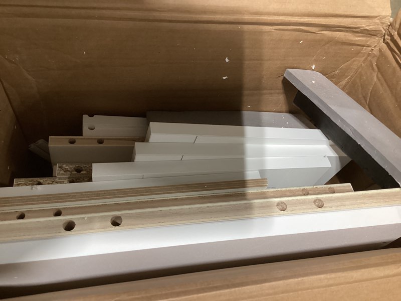 Condition photo showing Good Condition for Storage Cabinet, Kitchen Pantry with Doors & Shelf, Tall Storage Cabinet for Bathroom, Living Room, Entryway,White