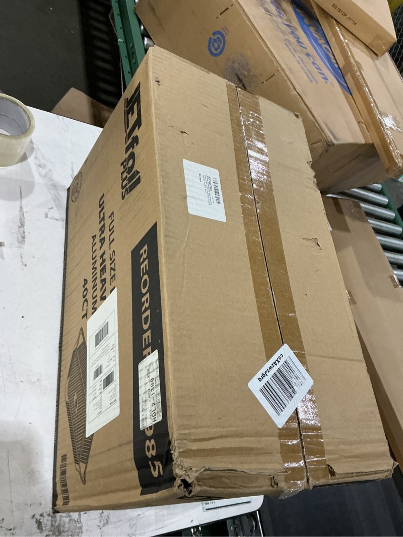 Condition photo showing New/Like New for bluesky versatile deep ultra heavy duty pans-(pack of 40) -perfect for events & catering, full size, silver