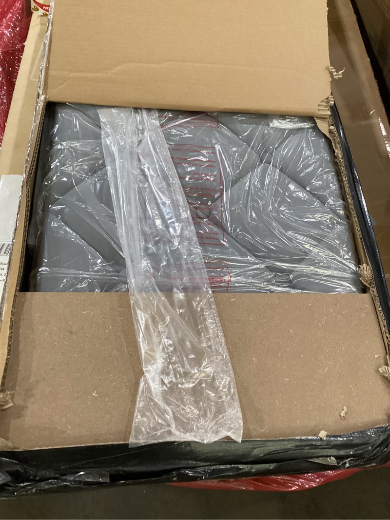 Condition photo showing Good Condition for garveehome king size bed frame with 50.8" tall headboard, platform velvet upholstered bed frame with 4 storage drawers, usb charging station, led lights, no box spring needed, easy assembly, dark grey grey king (u.s. standard)