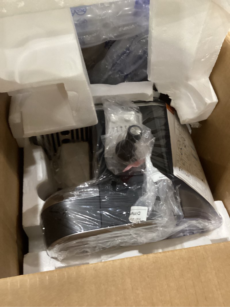 Condition photo showing As Is for breville bambino plus espresso machine bes500btr, black truffle