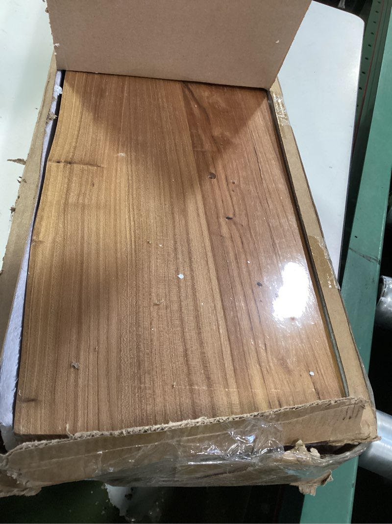 Condition photo showing Good Condition for Realgulf Floating Shelves Set of 2, Solid Elm Wood Wall Shelves 36 Inch - Invisible Bracket Mount fo