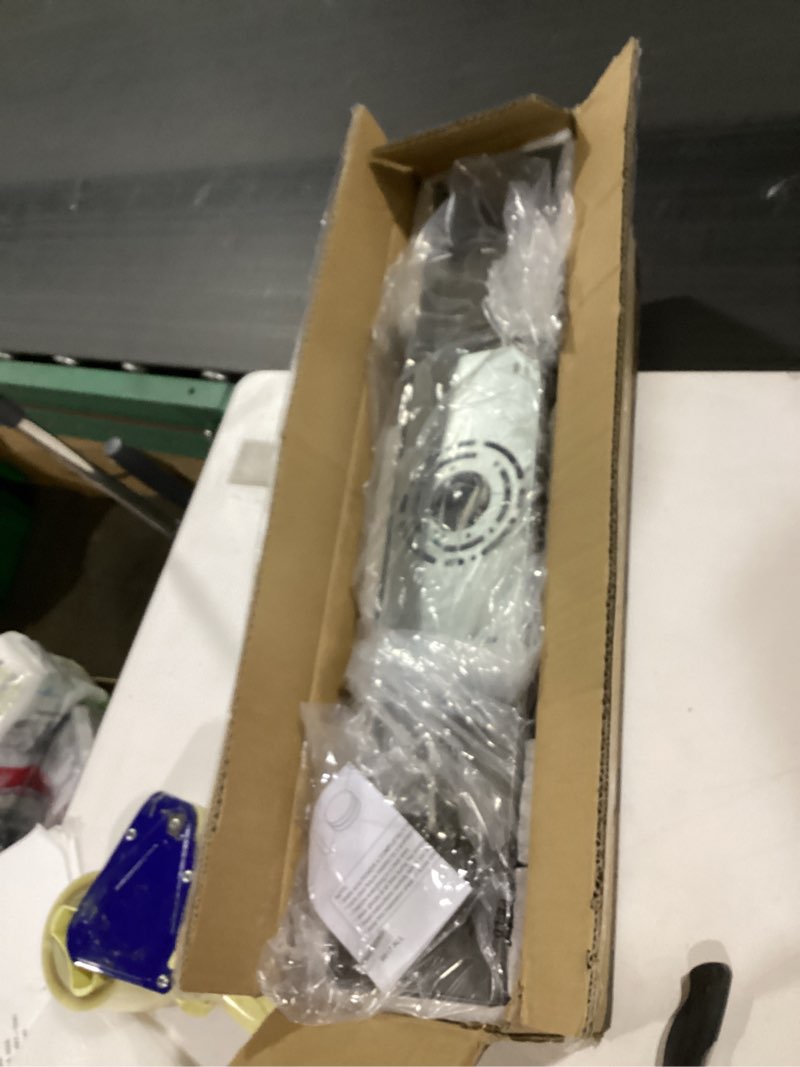 Condition photo showing New/Like New for Brushed Nickel Bathroom Vanity Light, (24in Dimmable) 3-Light Bathroom Light Fixtures Over Mirror, LED 5500K Vanity Lights with 360°Rotating Lamp Head Nickel-Dimmable 3-Light,24Inch