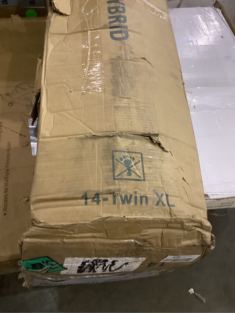 Condition photo showing As Is for Queen Mattress 14 Inch,Rest Only Cooling Gel Memory Foam & Pocketed Coils Hybrid Mattress in a Box, Medium Firm for Pressure Relief and Motion Isolation 14 INCH Queen