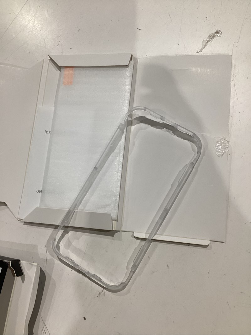 Condition photo showing As Is for unbreakcable 2-pack screen protector for iphone 17 pro, military-grade shatterproof tempered glass [9h+ hardness] [easy installation frame] [99.99% hd clear] for apple iphone 17 pro