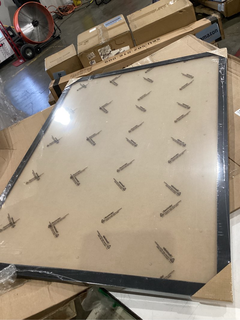 Condition photo showing Good Condition for a plus max 24x32 picture frame, black engineered wood frame for 24 x 32 inch picture poster photo, light weight 24 by 32 frame with wood-grain for wall - 1 pack/black/24 x32 black 24x32 1 pack