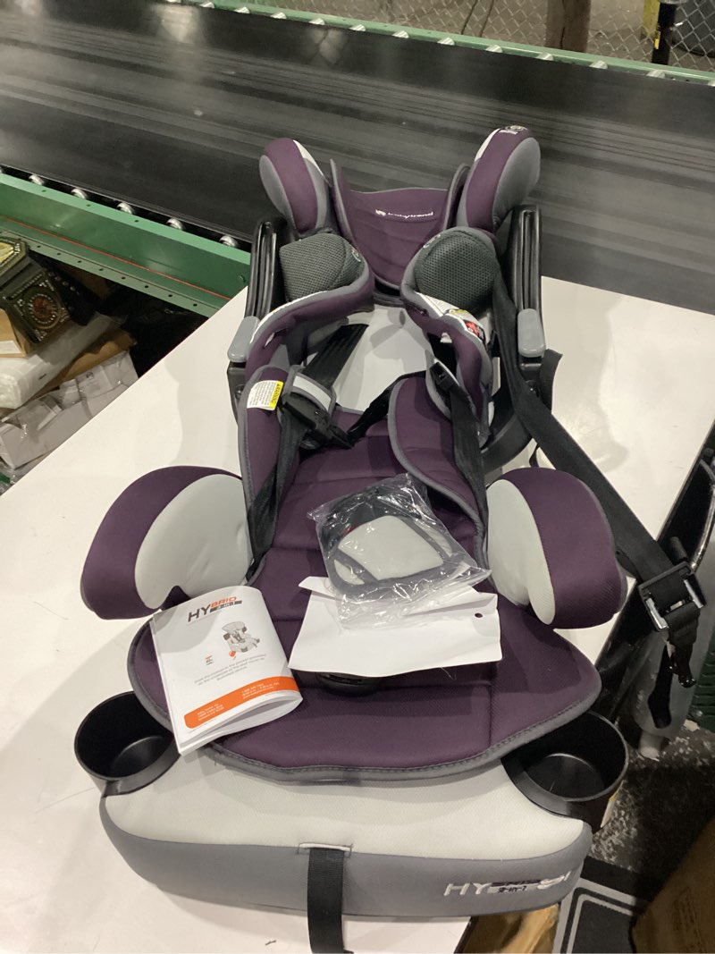Condition photo showing New/Like New for baby trend hybrid si 3-in-1 combination booster seat with side impact protection, dash plum