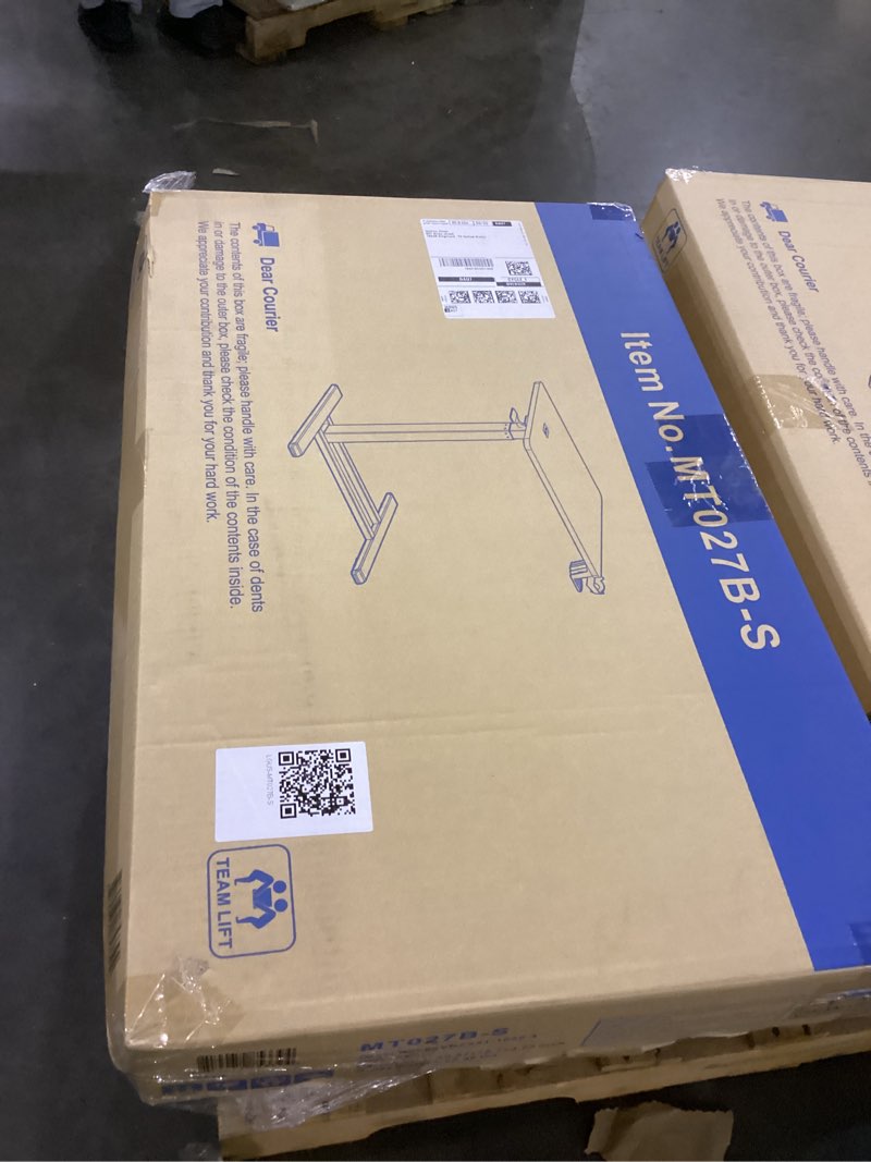 Adjustable height over bed laptop desk