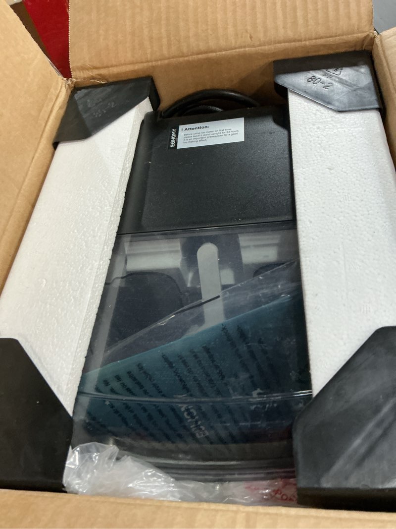 Condition photo showing Good Condition for EUHOMY Nugget Ice Maker Countertop, Ready in 7 Mins, 34Lbs/24H Pebble Ice Maker Machine, Self-Cleaning Countertop Sonic Ice Makers with Ice Scoop&Basket, Pellet Ice Maker for Home, Stainless Steel Stainless Steel 34LBS/Day