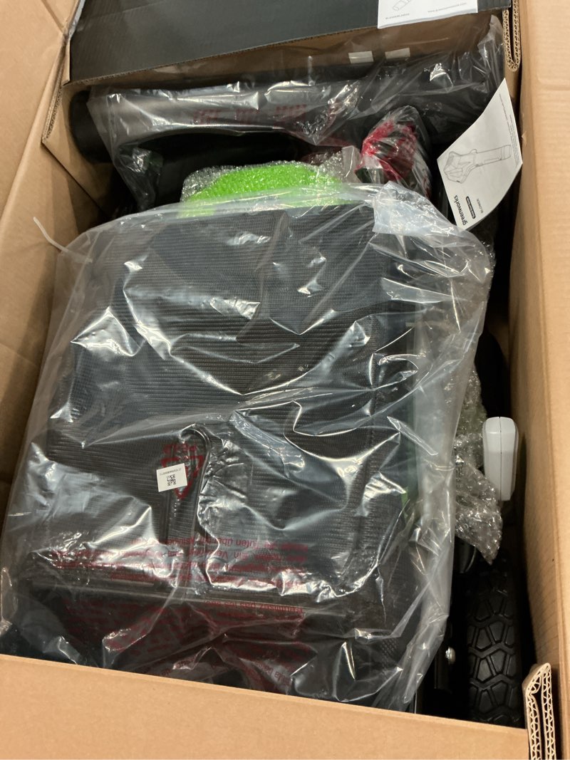 Condition photo showing New/Like New for Greenworks 48V (24V x 2) 21" Brushless Self-Propelled Mower+12" String Trimmer+320CFM Blower,(2) 5.0Ah Batteries and 4A Dual Port Charger 21" 3 Piece Combo (2x5.0Ah)