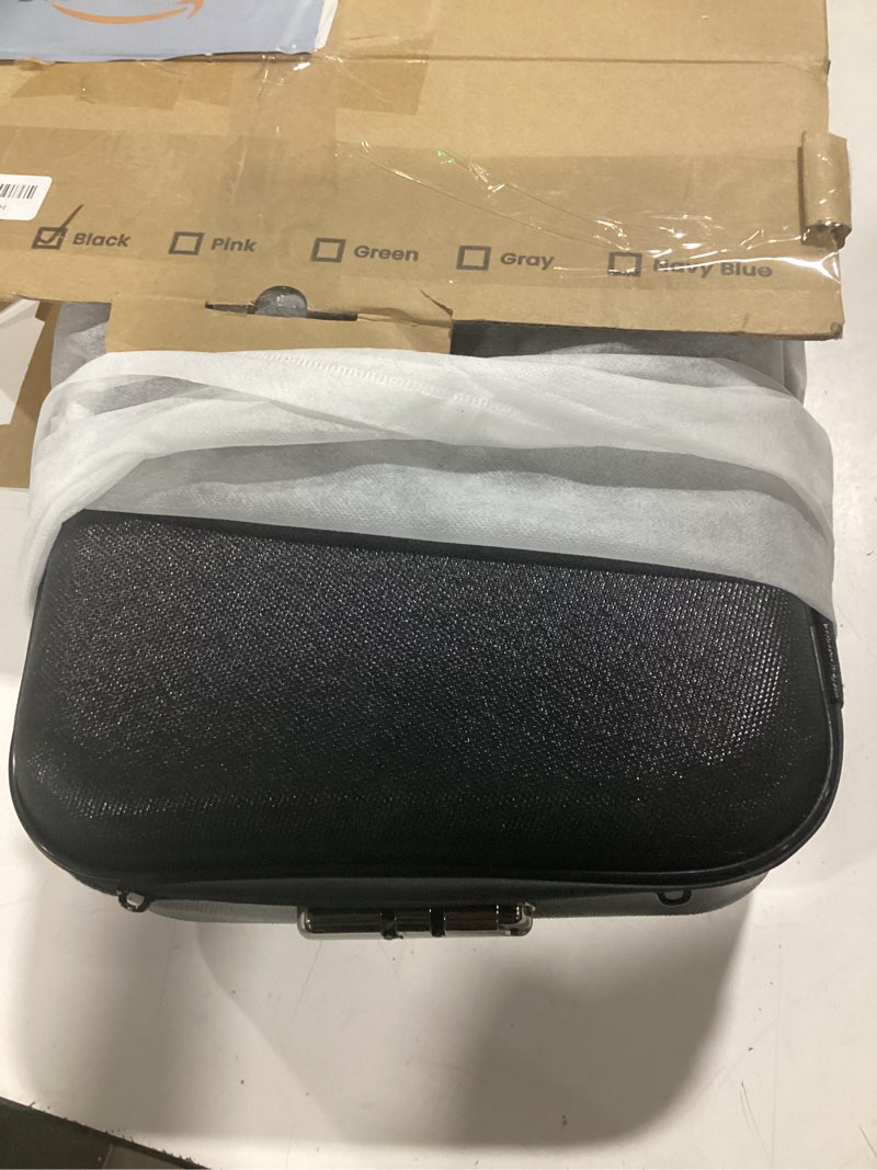 Condition photo showing Good Condition for fireproof document box with lock, 5200°f fireproof water resistant hard case file organizer safe box for important documents, certificates, laptop, passports (black)