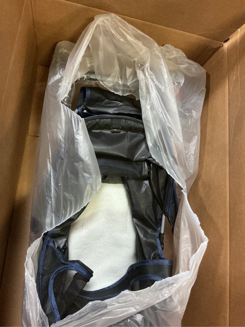 Condition photo showing As Is for Sweetcrispy Pet Stroller for Dogs and Cats | Foldable, Lightweight, and Durable | Ideal for Small to Medium Pets | Includes Storage Basket and Cup Holders