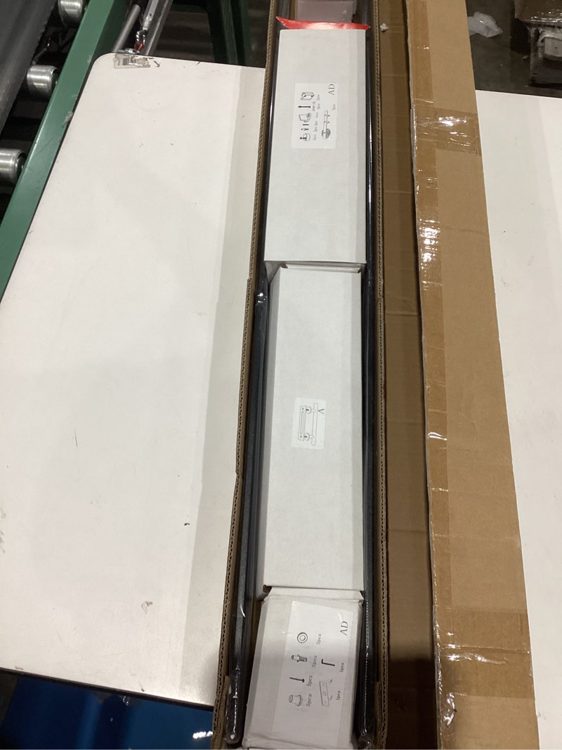 Condition photo showing New/Like New for smartstandard sliding barn door hardware set black 12" pull & flush nib