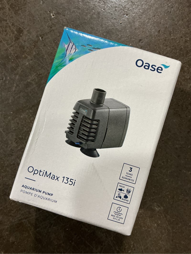 Condition photo showing New/Like New for OASE OptiMax 135i - Grey Aquarium Pump