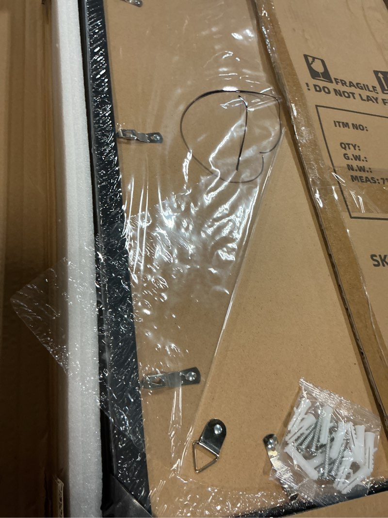Condition photo showing Good Condition for 16x24 picture frame set of 5, black poster frame, display pictures 12 x 18 with mat or 16x 24 without mat for horizontal or vertical wall mounting, wall gallery frame for artwork 16x24-5pack black
