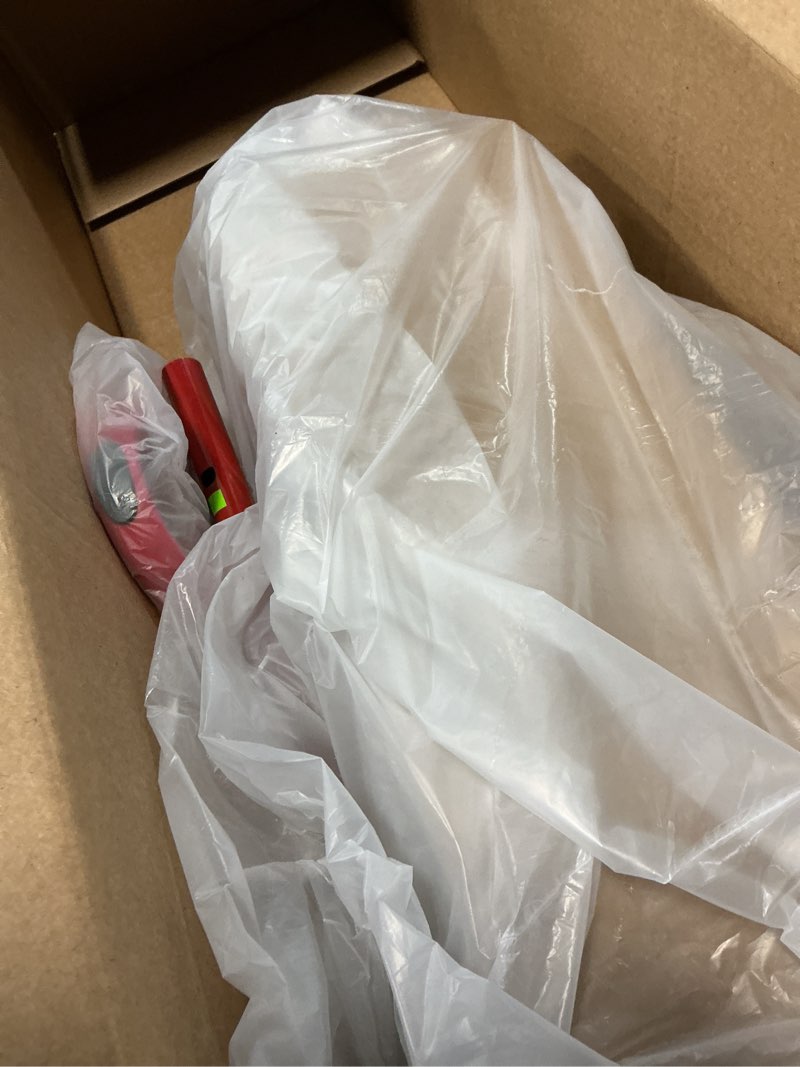 Condition photo showing As Is for o-cedar promist max microfiber spray mop, red spray mop spray mop