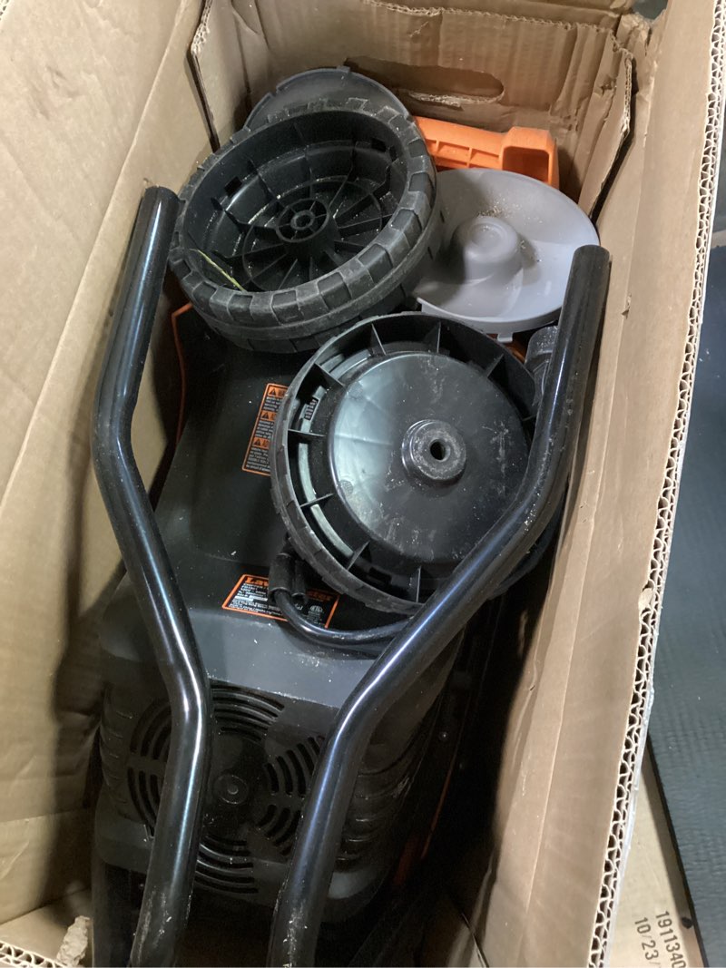 Condition photo showing As Is for LawnMaster FD1501 Electric Wood Chipper Shredder 15-Amp 1.5-Inch Cutting Diameter Max 10:1 Reduction