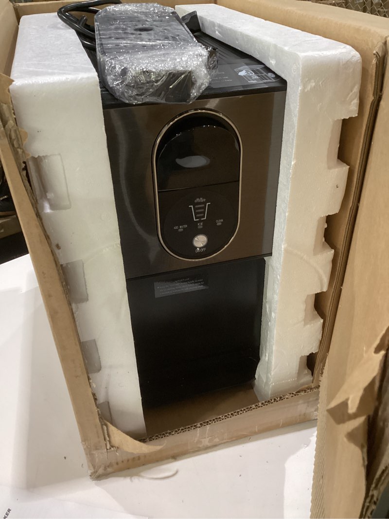Condition photo showing As Is for kismile nugget ice makers countertop,portable ice machine with crushed ice, 35lbs/day,self-cleaning,one-click operation for home use(silver) 35lbs/day silver 1, not exact, similar to stock photo, not tested