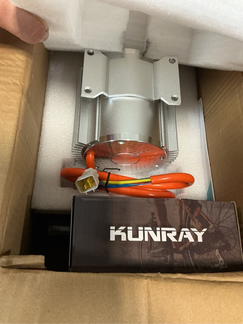 Condition photo showing Good Condition for electric dc motor 72v 3000w motor kit with 48v-72v brushless controller and half twist throttle for go-karts programmable brushless controller with temperature sensing function (72v 3000w)
