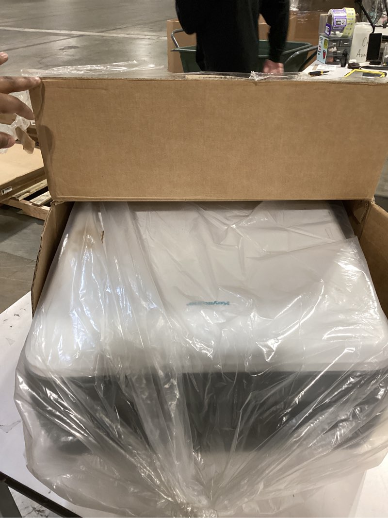 Condition photo showing Good Condition for keystone energy star 50-pint portable dehumidifier, 115v, extra large rooms up to 4,500 sq.ft. with built-in pump, quiet home dehumidifier and moisture absorber white 50 pints/day pump