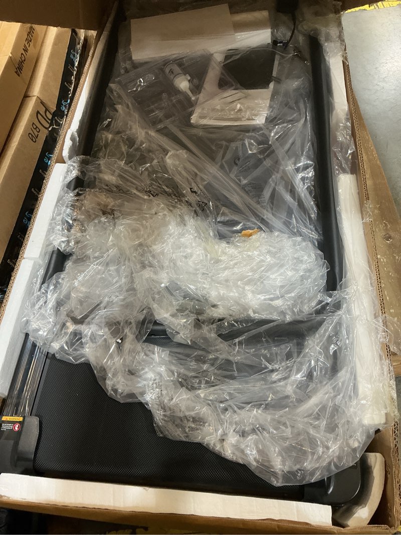 Condition photo showing Good Condition for portable walking pad treadmill with handle bar and incline for home 0.6-7.6mph under desk treadmill for home small, 350lbs small treadmills with handles, 3.0hp treadmills for exercising black-a1