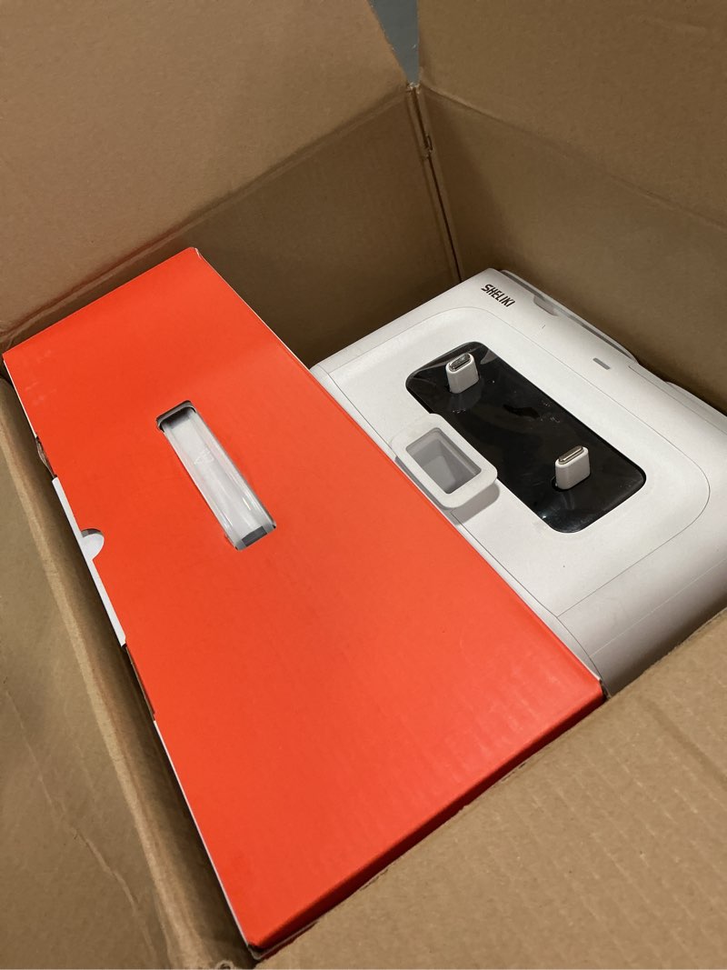 Condition photo showing New/Like New for Robot Vacuum and Mop Combo, 3-in-1 Robotic Vacuums Cleaner with 70-Day Self-Emptying Base, LiDAR Navigation Smart Mapping & Strong 6000Pa Suction, for Pet Hair, Hard Floor, Carpet D60S MAX -White