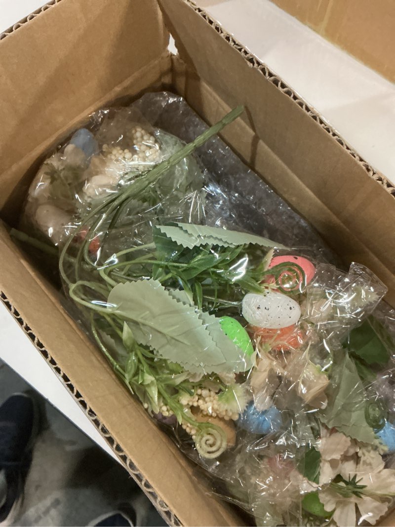 Condition photo showing New/Like New for easter centerpiece table decorations for table runner farmhouse coffee table decor with wood tray and led light table centerpieces for dining room kitchen living,green yellow