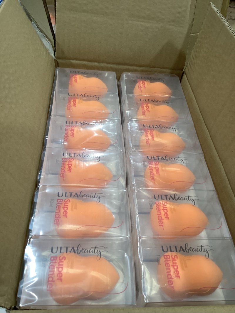 ulta large makeup sponge super blender orang 24 pcs