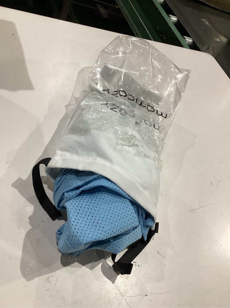 Condition photo showing Good Condition for momcozy baby carrier airmesh - the perfect summer water sling for newborns to toddler 8-35 lbs - cooling, breathable and lightweight baby wrap, nice for summer, pool, beach, swimming, light blue air mesh-light blue