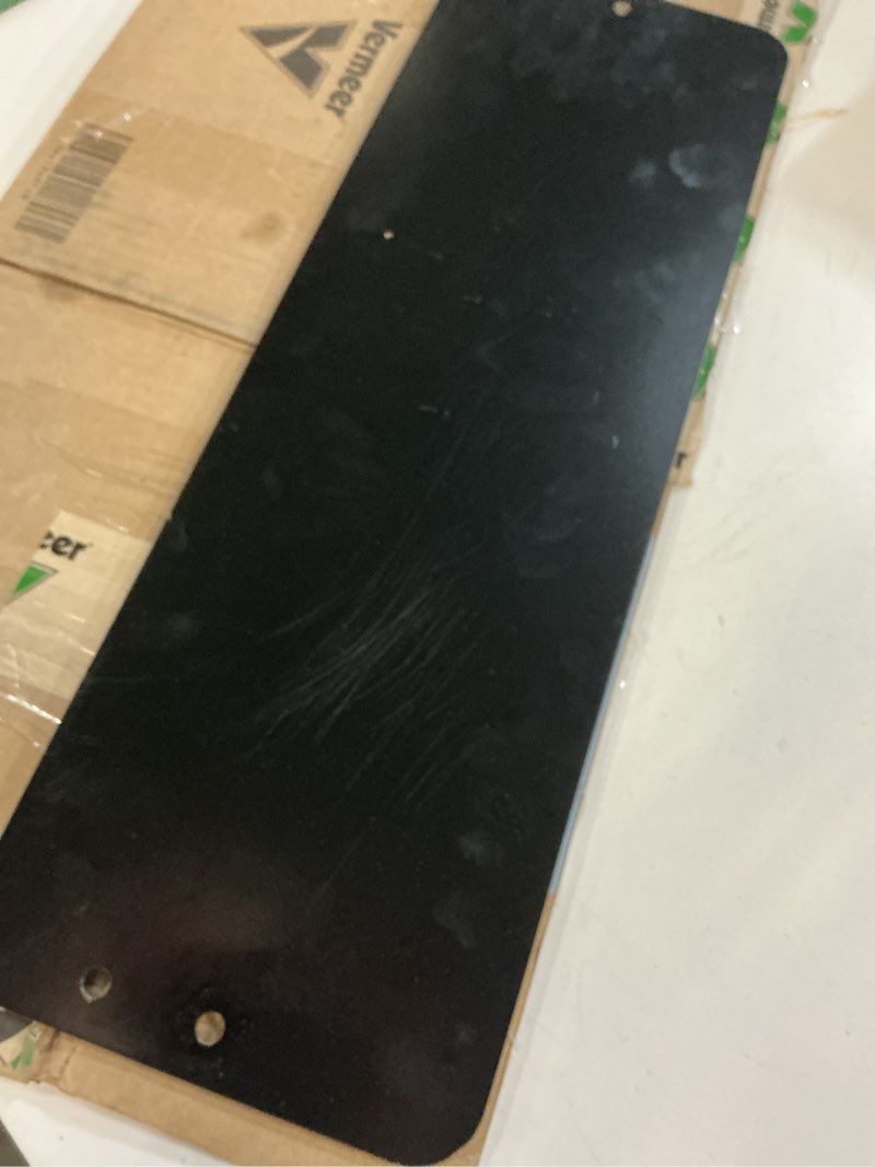 Condition photo showing As Is for Magnum 8" W x 24" L Center Light Bracket Fits All Magnum Racks Excluding EC Series