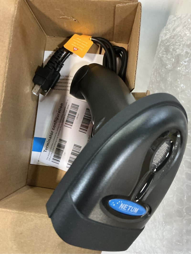 Condition photo showing New/Like New for netum bluetooth barcode scanner, compatible with 2.4g wireless & bluetooth function & wired connection, connect smart phone, tablet, pc, ccd bar code reader work with windows, mac,android (nt-1228bc)
