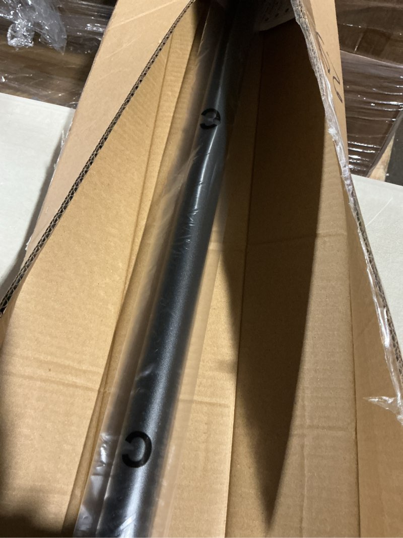 Condition photo showing Good Condition for tension curtain rod by ezfurni, 28 to 42 inch, adjustable curtain rods no drilling, heavy duty tension rod, anti-slip spring loaded curtain rods for window, closet, door, black black 28-42 inch 1set
