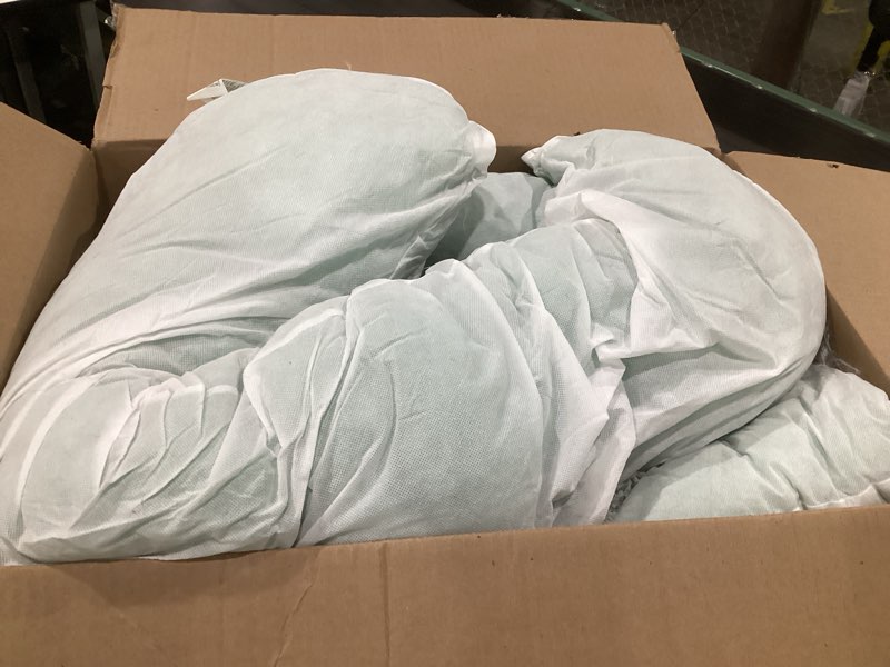 Condition photo showing Good Condition for furhaven 36" calming donut dog bed for large dogs, round plush donut design with soft filling for snuggling comfort, removable washable cover, large, shaggy faux fur, mist gray large mist gray