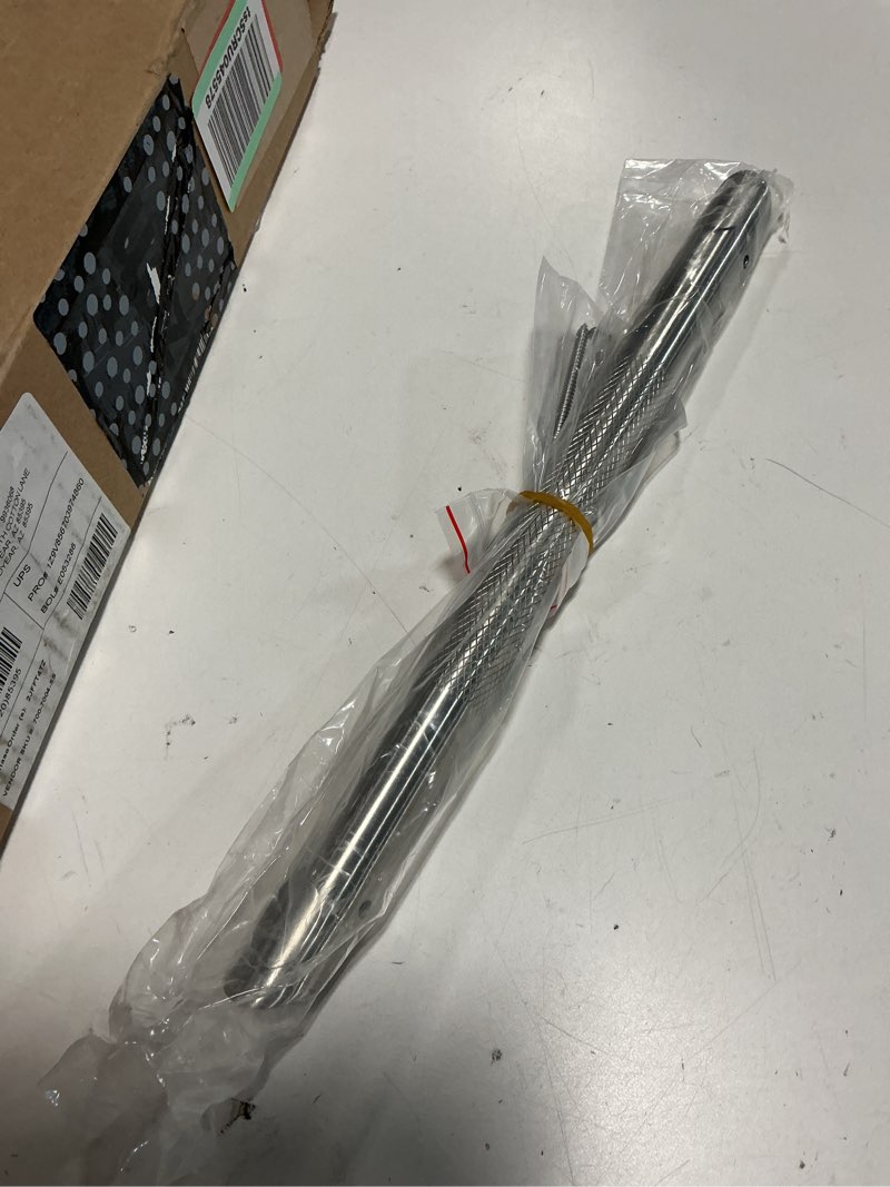 Condition photo showing Good Condition for bwe brushed nickel shower foot rest bar, stainless steel bar corner shower foot rest for shaving legs, non-slip knurled shower step, wall mounted bathroom shower shaving foot rest