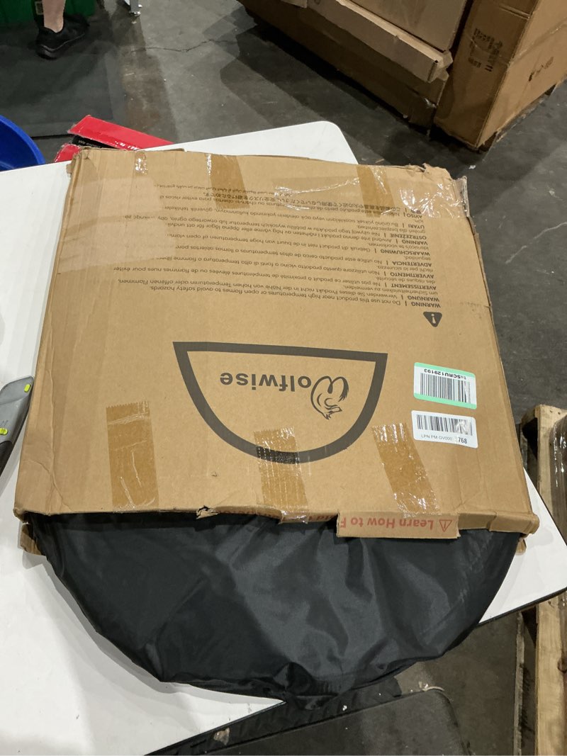 Condition photo showing As Is for wolfwise pop up shower tent for camping essentials, portable instant changing tent with ventilation window & carry bag, privacy dressing room bathroom toilet for beach & outdoor, standard, black black standard: 6'3" h, 39.4" w