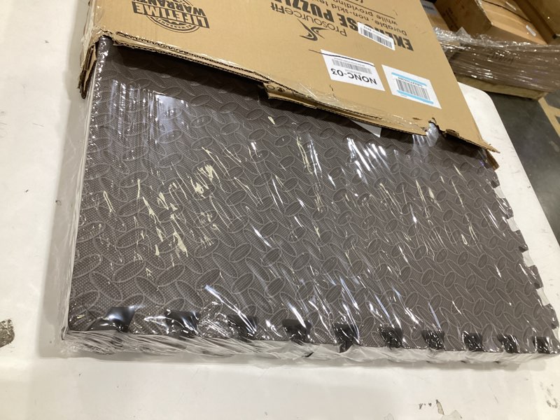 Condition photo showing Good Condition for ProsourceFit Puzzle Exercise Mat ½ in, EVA Interlocking Foam Floor Tiles for Home Gym, Mat for Home Workout Equipment, Floor Padding for Kids, Cream, 24 in x 24 in x ½ in, 24 Sq Ft - 6 Tiles Beige 6 Pack (24 SQ FT)