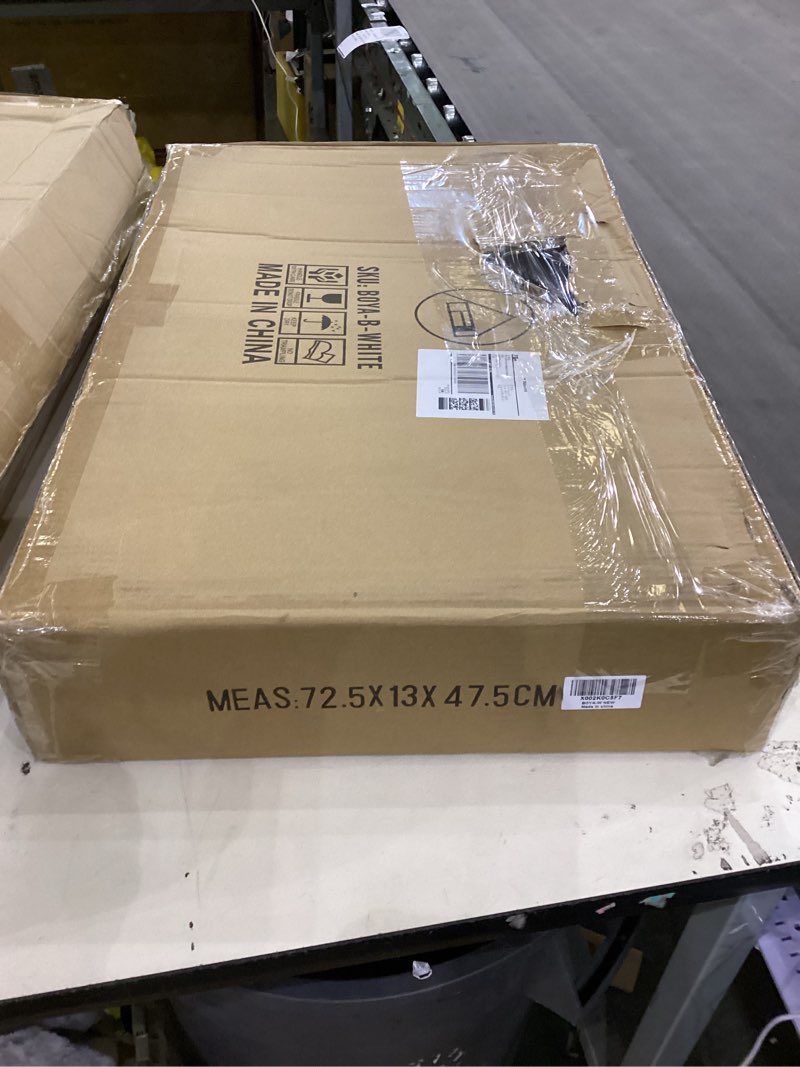 Condition photo showing New/Like New for Heavy Duty White Metal Table Legs - 28 Inch Square Tube Dinning Table Legs (4 Only Legs) 18inch wide Rectangle-white