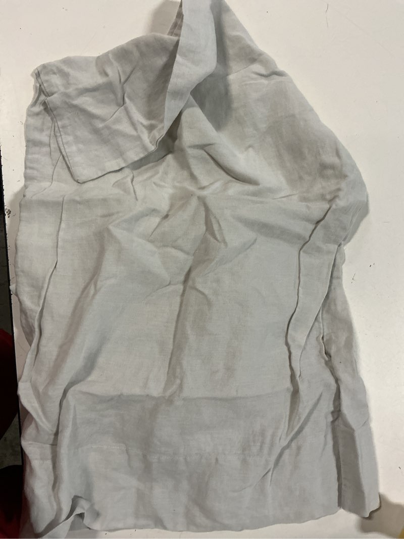 Condition photo showing As Is for quince organic brushed cotton sham set standard light grey