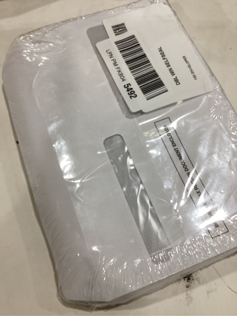 Condition photo showing Good Condition for 100 W2 Self-Seal Envelopes for W-2 4up Forms, Compatiable with QuickBooks Online, ADP Other Tax Software, 5 5/8” x 9”, Security Tint, 100 Pack