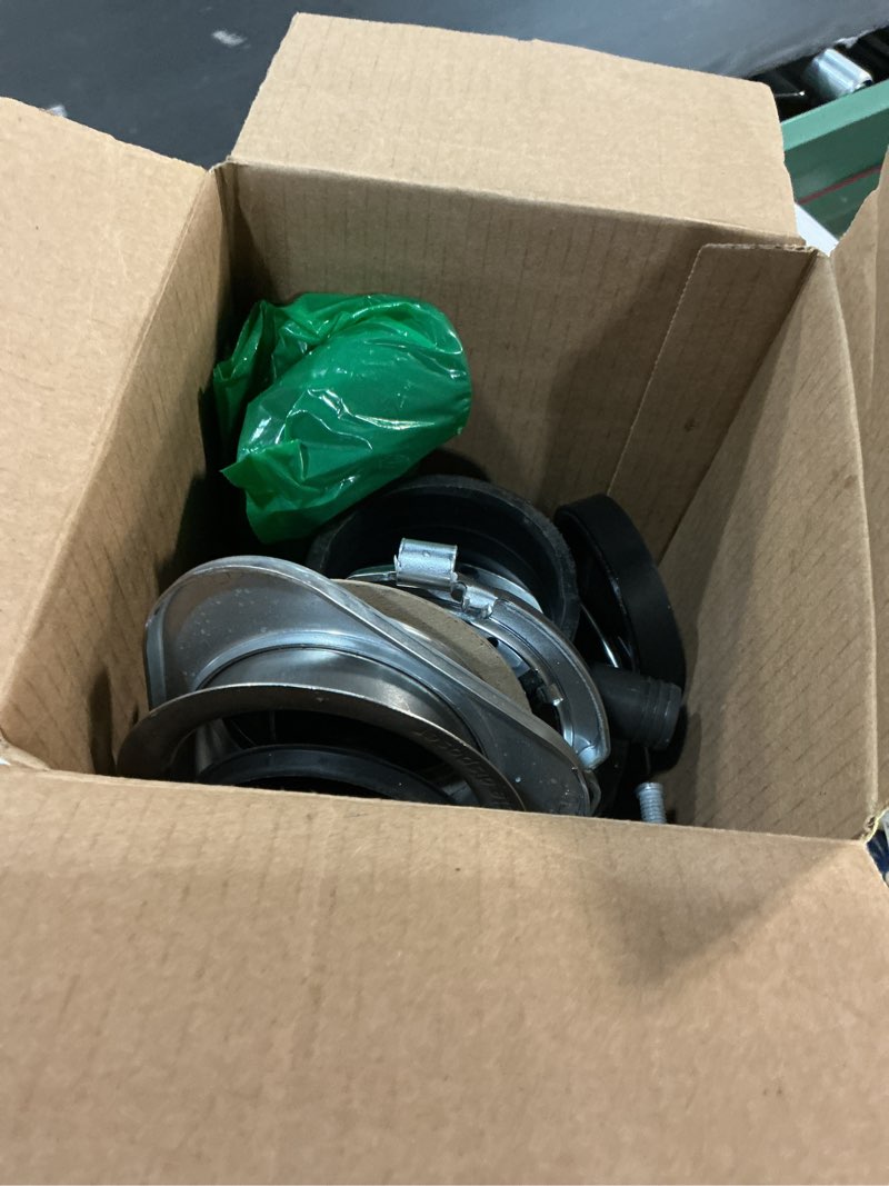 Condition photo showing As Is for insinkerator badger 1xl continuous feed 1/3-hp septic safe non-corded garbage disposal