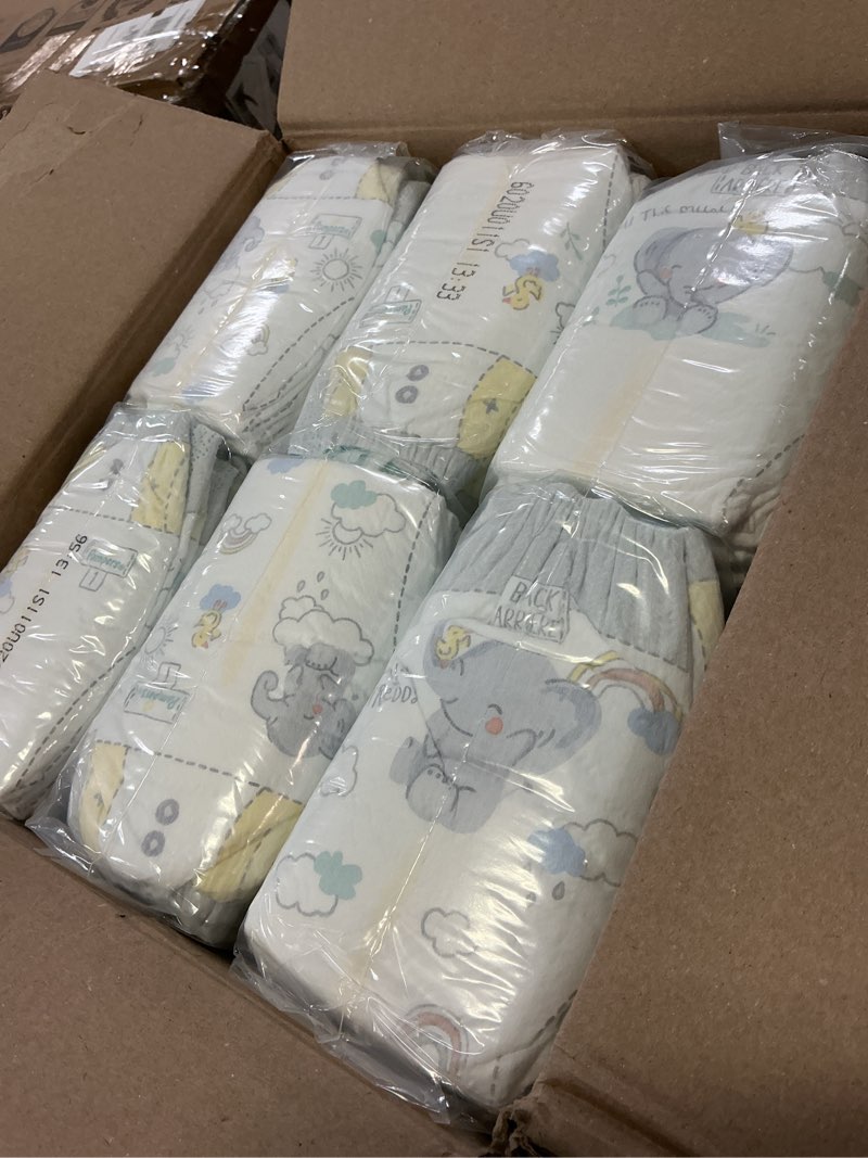 Condition photo showing New/Like New for Huggies Size 2 Diapers, Skin Essentials Baby Diapers, Size 2 (12-18 lbs), 192 Count (3 Packs of 64), Packaging May Vary Size 2 192