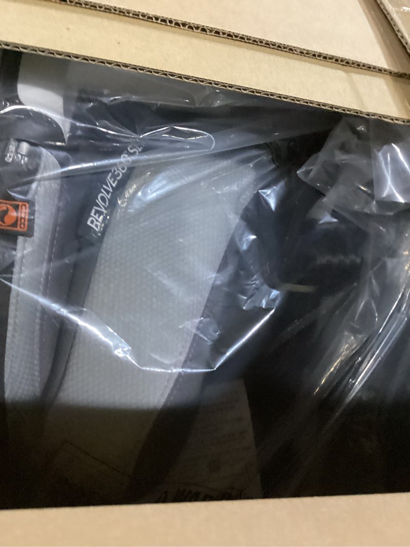 Condition photo showing Good Condition for Evenflo Revolve360 Slim 2-in-1 Rotational Car Seat with Quick Clean Cover (Sutton Purple)