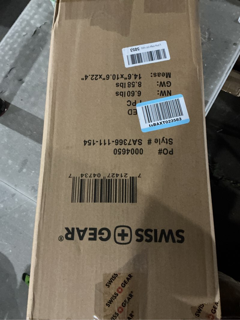 Condition photo showing Good Condition for SwissGear 7366 Signature Hardside Expandable Luggage with Spinner Wheels, TSA Lock, Cup-Holder, Red, Carry-On 19-Inch Carry-On 19-Inch Red